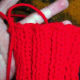 The finished bind off from the back.