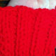 The finished bind off from the front.