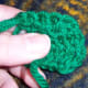 The rounded edge resulting from this method.