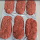 Patties should be formed into oblong shapes like this