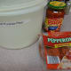 Flour to roll out the dough, pizza sauce for the top, and optional pepperoni for a topping.