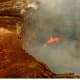 Fire in the pit of the Kilauea Volcano