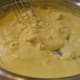 Stirring the mixture until combined