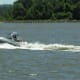 A boat on the Potomac, July 2016.