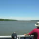 Mount Vernon from a cruise boat, July 2016.
