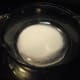 Measure sugar into a casserole dish