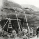 Hill-side mining, showing rockers, c.1899