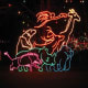 One of the newer light sculptures at our zoo.