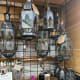 House décor such as this pretty antiqued zinc Latika hanging lantern