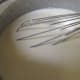 Mix the mayonnaise, vanilla, and water
