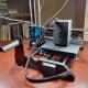 View of filament holder