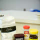 Combine dry ingredients - flour, baking powder, cocoa powder, salt, and espresso powder
