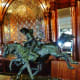 Bronze sculpture at the bar
