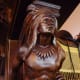 Closeup photo of beautifully carved sculpture