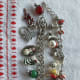 These are some of my Christmas charm bracelents.