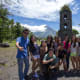 Photo taken with the Historical Cagsawa Church Bell Tower