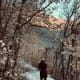 It was cold that morning. However, hiking up and walking helped us to make our body feel warm.