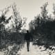 My husband walking along the trail.