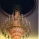 Chandelier hanging from the ceiling in The Grand Palace
