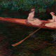 Canoe on the Epte, by Claude Monet: 1890.
