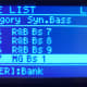 1. Toggle to see the CATEGORY of selection MG Bs 1 - Syn Bass