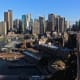 Looking south over Sydney City from the top of the pylon.
