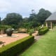 The rose gardens at the Royal Botanic Garden Sydney.