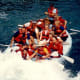 Our group about to enter the whitewater called "The Lunch Counter"