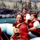 My niece and others enjoying calm waters