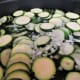 Add the water and salt to the pan