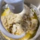 Knead on medium-low for 10 minutes until it forms a sticky and elastic dough.