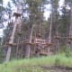 Suspended bridges, ladders and ziplines at Rushmore Tramway Adventures.