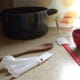 A 3 to 5-quart saucepan, measuring cups and spoons, and spatulas are all you need for the fudge prep.