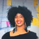 Tonika Lewis Johnson works from her office to fight against thie injustice of minorities and home ownership in Chicago areas.