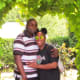 My daughter Wanisha and her husband Mo, did the majority of the driving to Chicago. They enjoyed the trip as well especially the delicious food and botanical garden where this photo was taken.