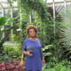 My twin sister Paulette, joined us on the trip to Chicago which was a blessing. She has helped me through these difficult times. This is one of the most unusual plants in the garden.