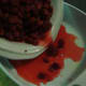 Add in about 4 cups of raspberries.