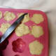 Use a knife to put maple butter in silicone ice trays. Put in refrigerator or freezer to set. Unmold by pressing up on the tray. Store in refrigerator until ready to serve.