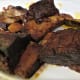 Braised short ribs out of the oven still on the bones
