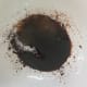 Step 2: Add the dry ingredients and 2 tablespoons of hot water, mix it a little first.
