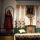 Mission San Francisco Solano - the altar of the church