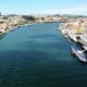 View of the River Douro from the upper level of Ponte de Dom Luis 1.