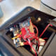 Underside of back panel