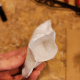 Gently stuff your heart and then secure edges with hot glue.