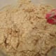 Peanut butter and apple raisin oatmeal dough
