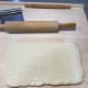 Take the dough out and roll it into a rectangle again.