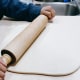 Turn out the chilled dough on a baking mat or floured surface. Roll it out to form a rectangle or square.
