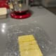 Loosely wrap the butter with plastic wrap.