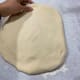 Flatten the dough.