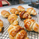 Ta-da! The croissants are done. Place them on a wire rack to cool.